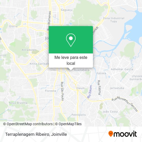 Terraplenagem Ribeiro mapa