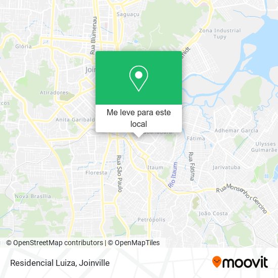 Residencial Luiza mapa