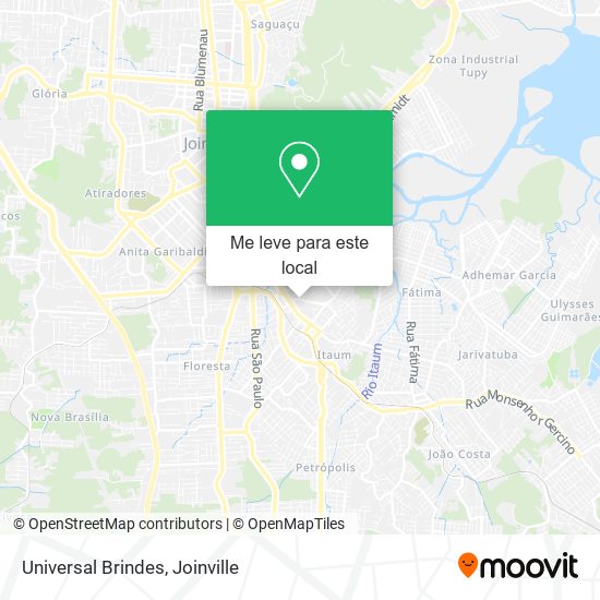 Universal Brindes mapa