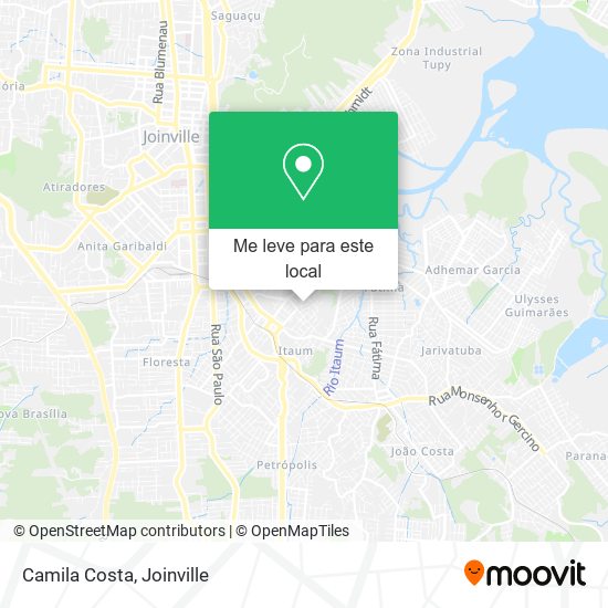 Camila Costa mapa