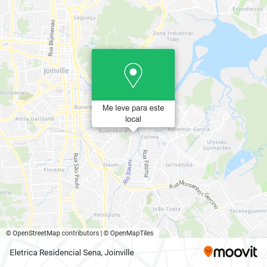 Eletrica Residencial Sena mapa