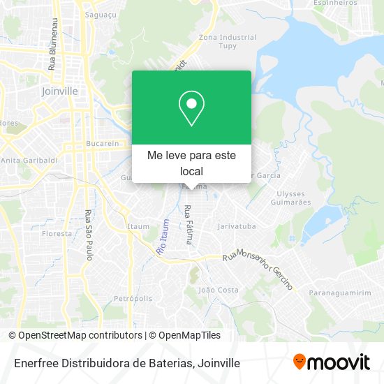 Enerfree Distribuidora de Baterias mapa