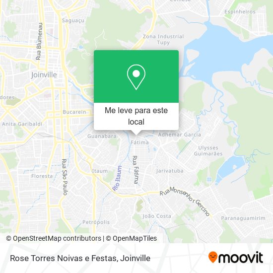 Rose Torres Noivas e Festas mapa