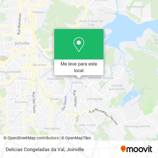 Delicias Congeladas da Val mapa