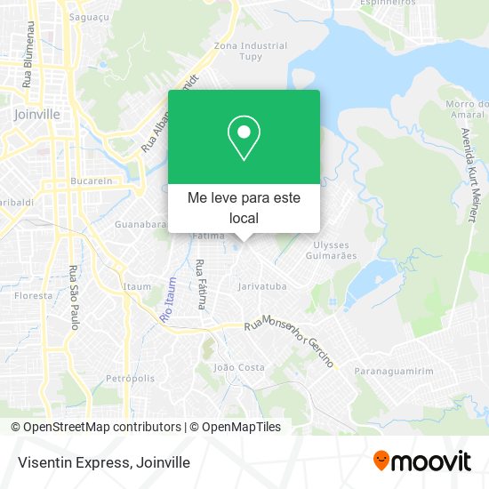 Visentin Express mapa