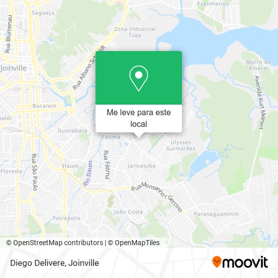 Diego Delivere mapa