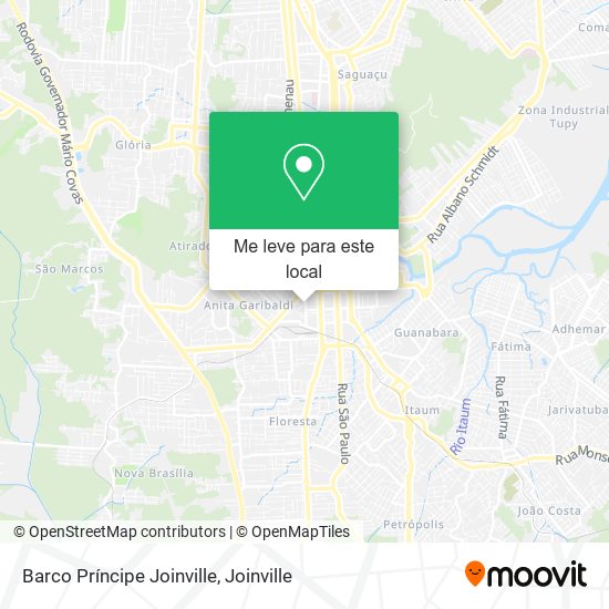 Barco Príncipe Joinville mapa