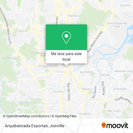 Arquibancada Esportes mapa