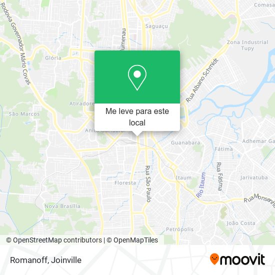 Romanoff mapa