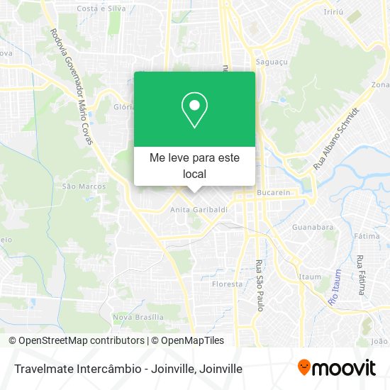 Travelmate Intercâmbio - Joinville mapa