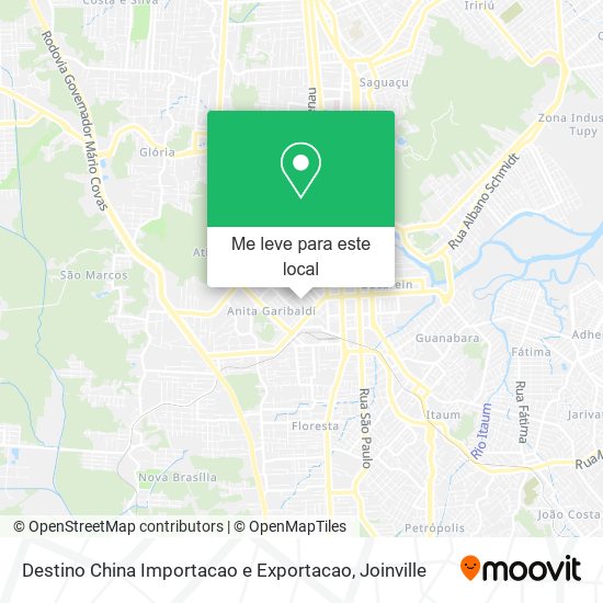 Destino China Importacao e Exportacao mapa