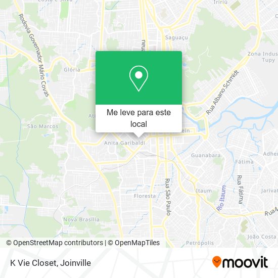 K Vie Closet mapa