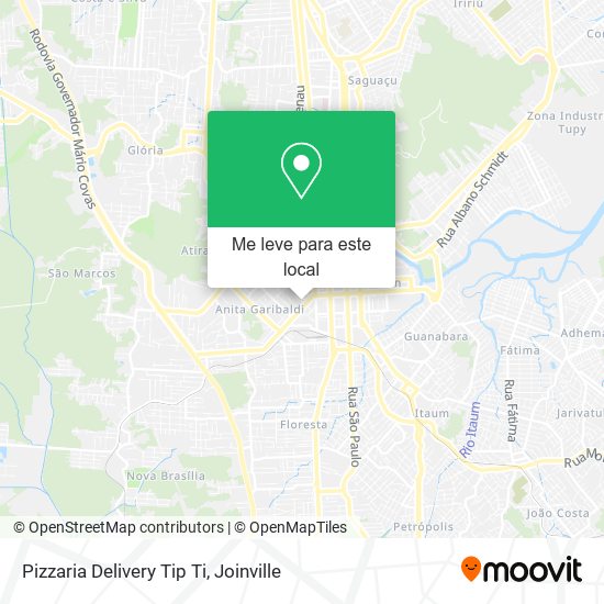 Pizzaria Delivery Tip Ti mapa