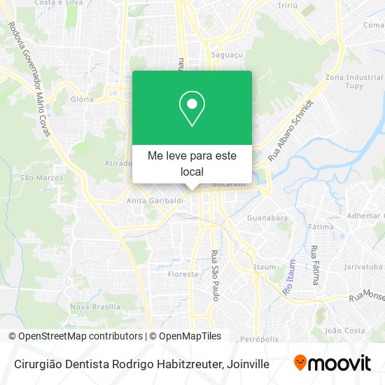 Cirurgião Dentista Rodrigo Habitzreuter mapa