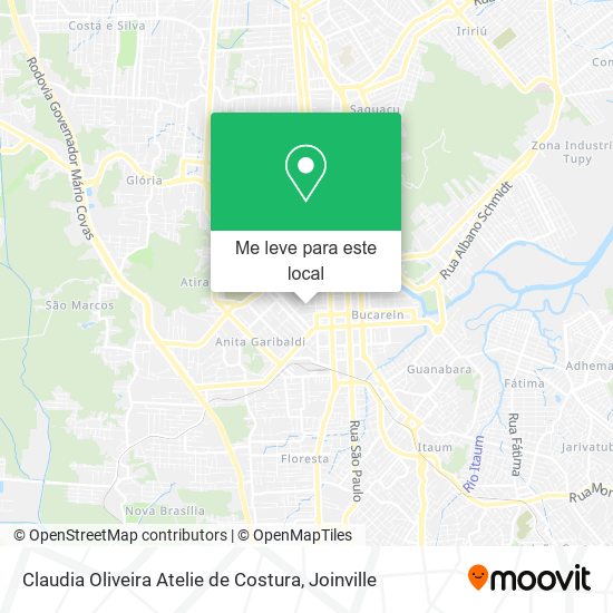 Claudia Oliveira Atelie de Costura mapa