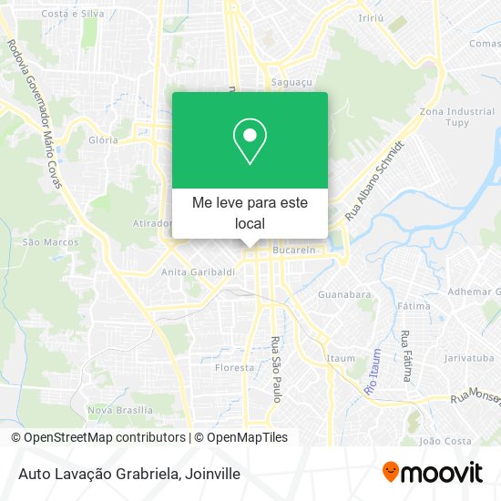 Auto Lavação Grabriela mapa