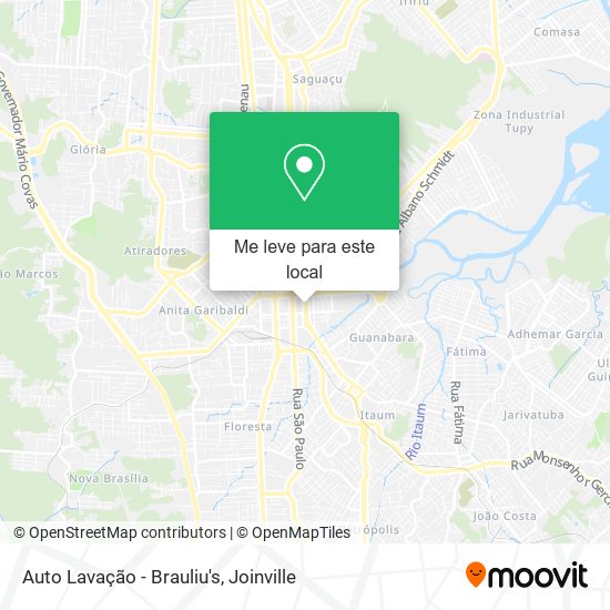 Auto Lavação - Brauliu's mapa