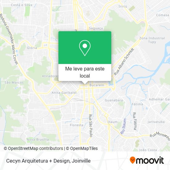 Cecyn Arquitetura + Design mapa