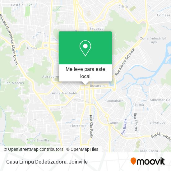 Casa Limpa Dedetizadora mapa