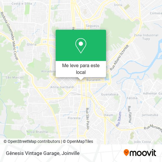 Gênesis Vintage Garage mapa
