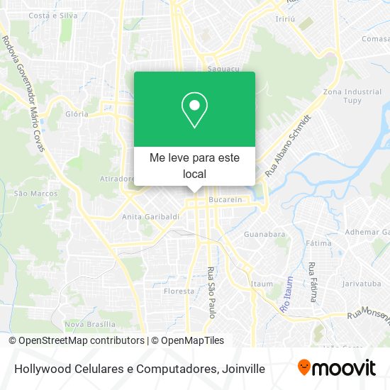 Hollywood Celulares e Computadores mapa