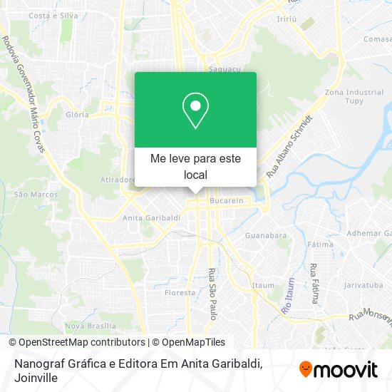 Nanograf Gráfica e Editora Em Anita Garibaldi mapa