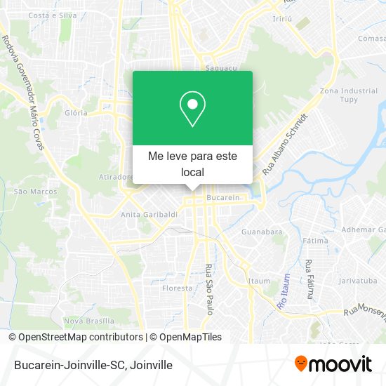 Bucarein-Joinville-SC mapa