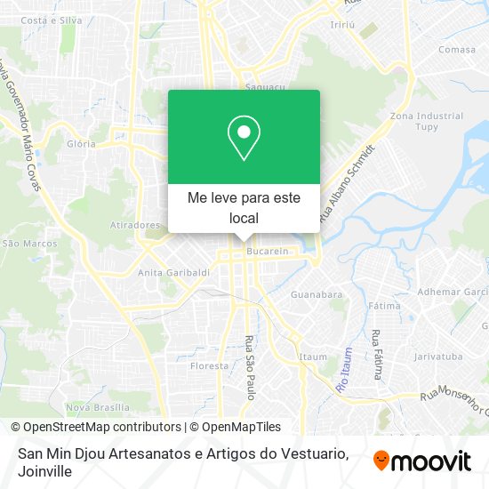 San Min Djou Artesanatos e Artigos do Vestuario mapa