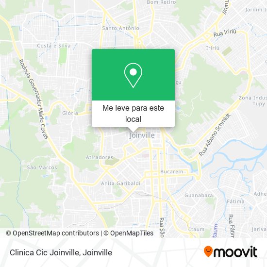 Clinica Cic Joinville mapa