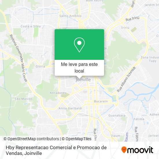 Hby Representacao Comercial e Promocao de Vendas mapa