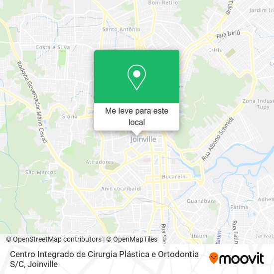 Centro Integrado de Cirurgia Plástica e Ortodontia S / C mapa