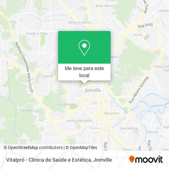Vitalpró - Clínica de Saúde e Estética mapa