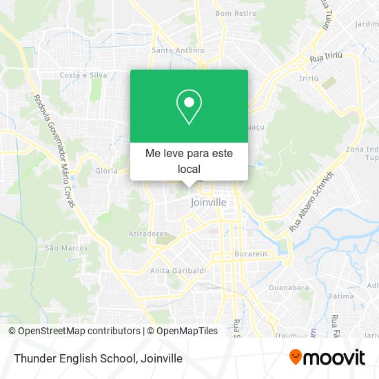 Thunder English School mapa