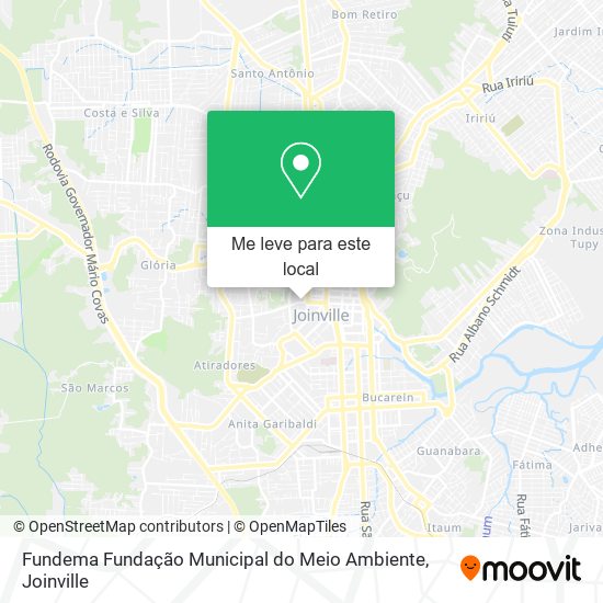 Fundema Fundação Municipal do Meio Ambiente mapa