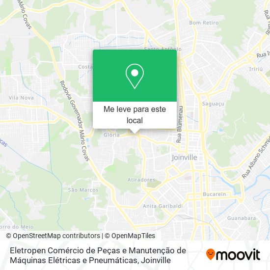 Eletropen Comércio de Peças e Manutenção de Máquinas Elétricas e Pneumáticas mapa