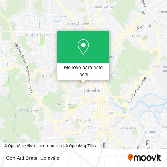 Con-Aid Brasil mapa