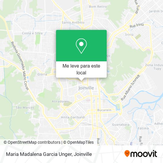 Maria Madalena Garcia Unger mapa