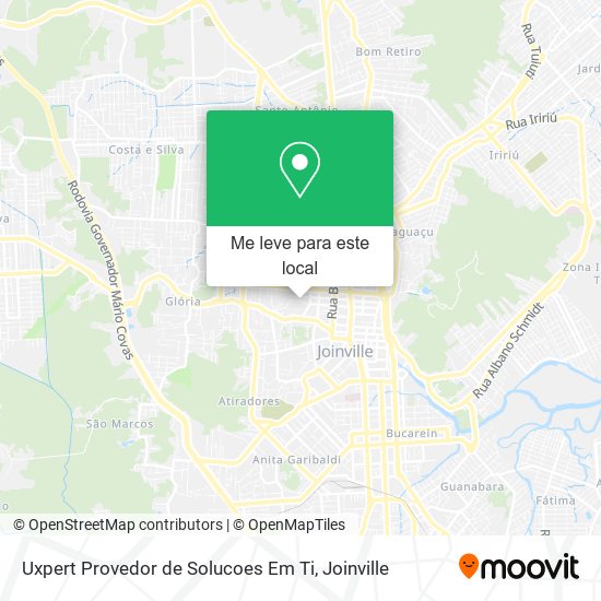 Uxpert Provedor de Solucoes Em Ti mapa