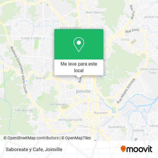 Saboreate y Cafe mapa