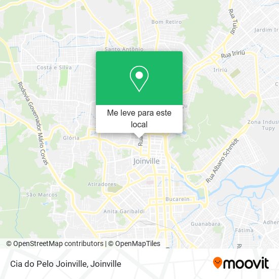 Cia do Pelo Joinville mapa