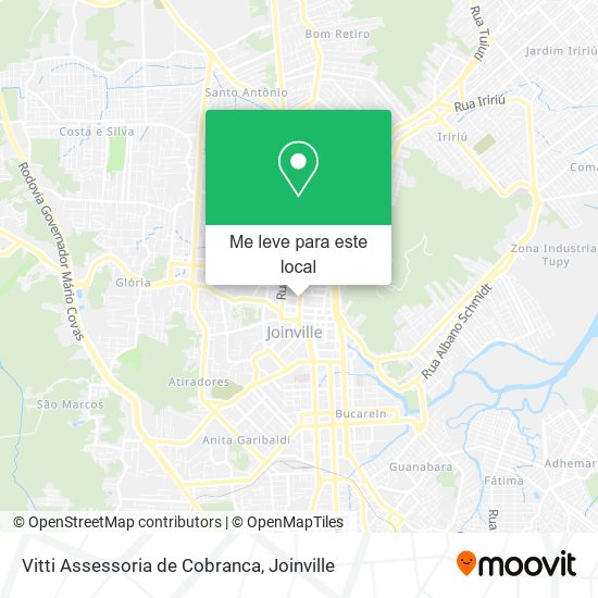 Vitti Assessoria de Cobranca mapa