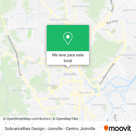 Sobrancelhas Design - Joinville - Centro mapa