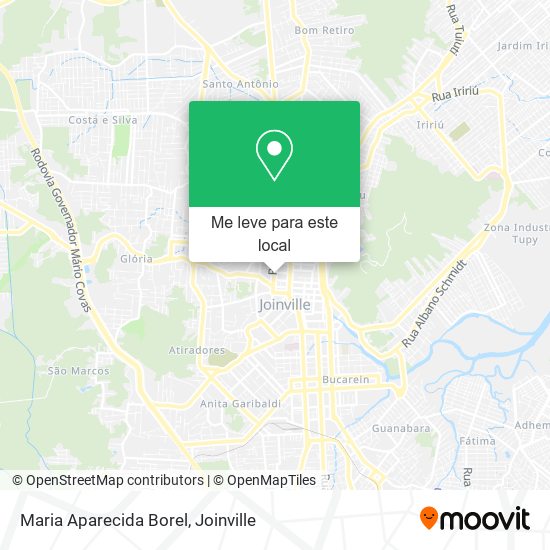 Maria Aparecida Borel mapa