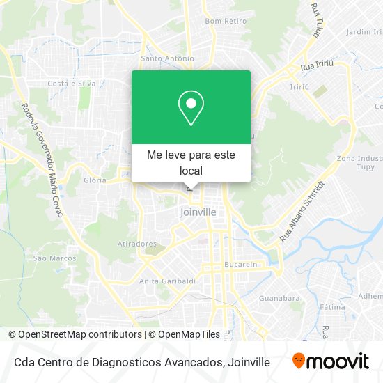 Cda Centro de Diagnosticos Avancados mapa