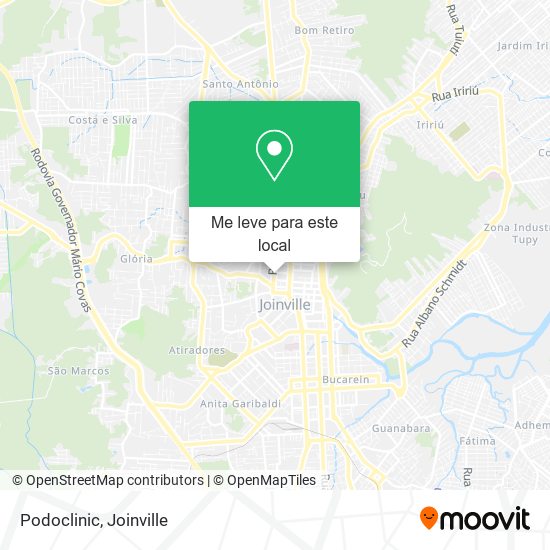Podoclinic mapa
