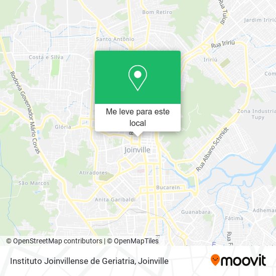 Instituto Joinvillense de Geriatria mapa