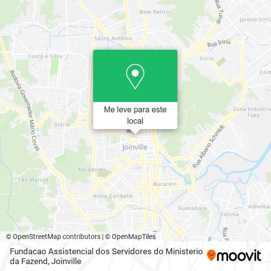 Fundacao Assistencial dos Servidores do Ministerio da Fazend mapa