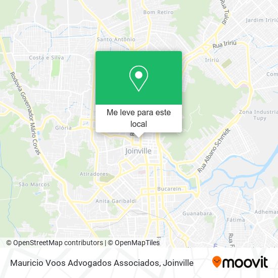 Mauricio Voos Advogados Associados mapa