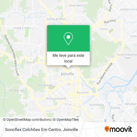 Sonoflex Colchões Em Centro mapa