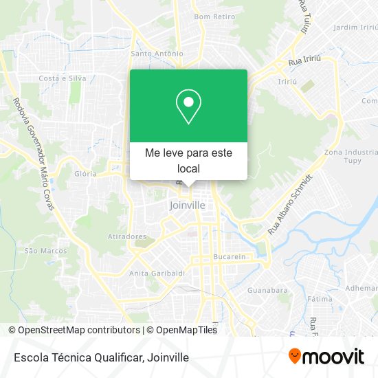 Escola Técnica Qualificar mapa